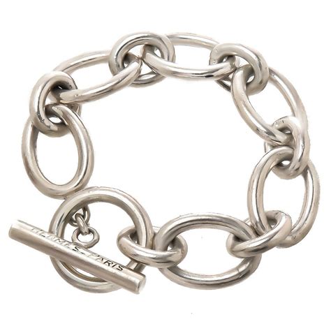 hermes silver bracelet|Silver jewelry .